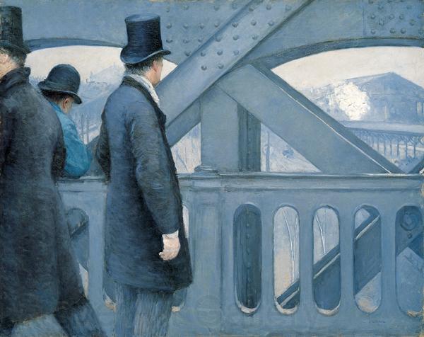 Gustave Caillebotte On the Pont de l Europe Spain oil painting art